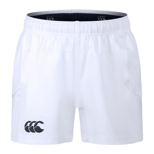 White - Front - Canterbury Childrens-Kids Advantage 2.0 Shorts