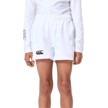 White - Side - Canterbury Childrens-Kids Advantage 2.0 Shorts
