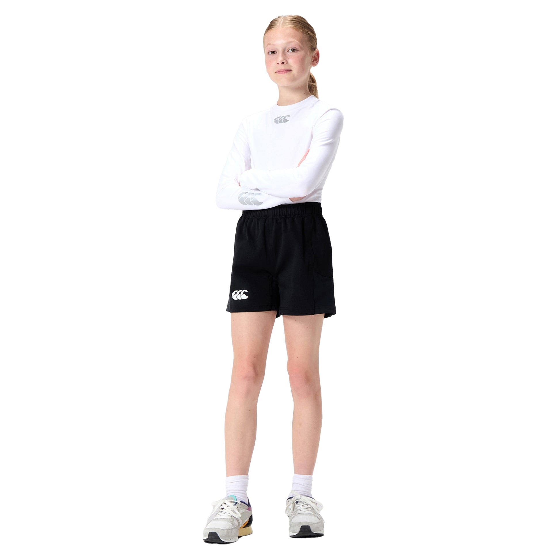 Black - Lifestyle - Canterbury Childrens-Kids Advantage 2.0 Shorts