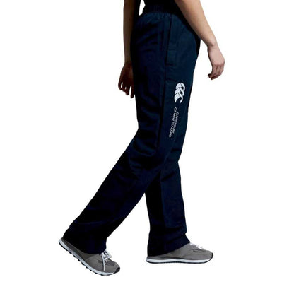 Navy - Lifestyle - Canterbury Womens-Ladies Stadium Open Hem Tracksuit Bottoms