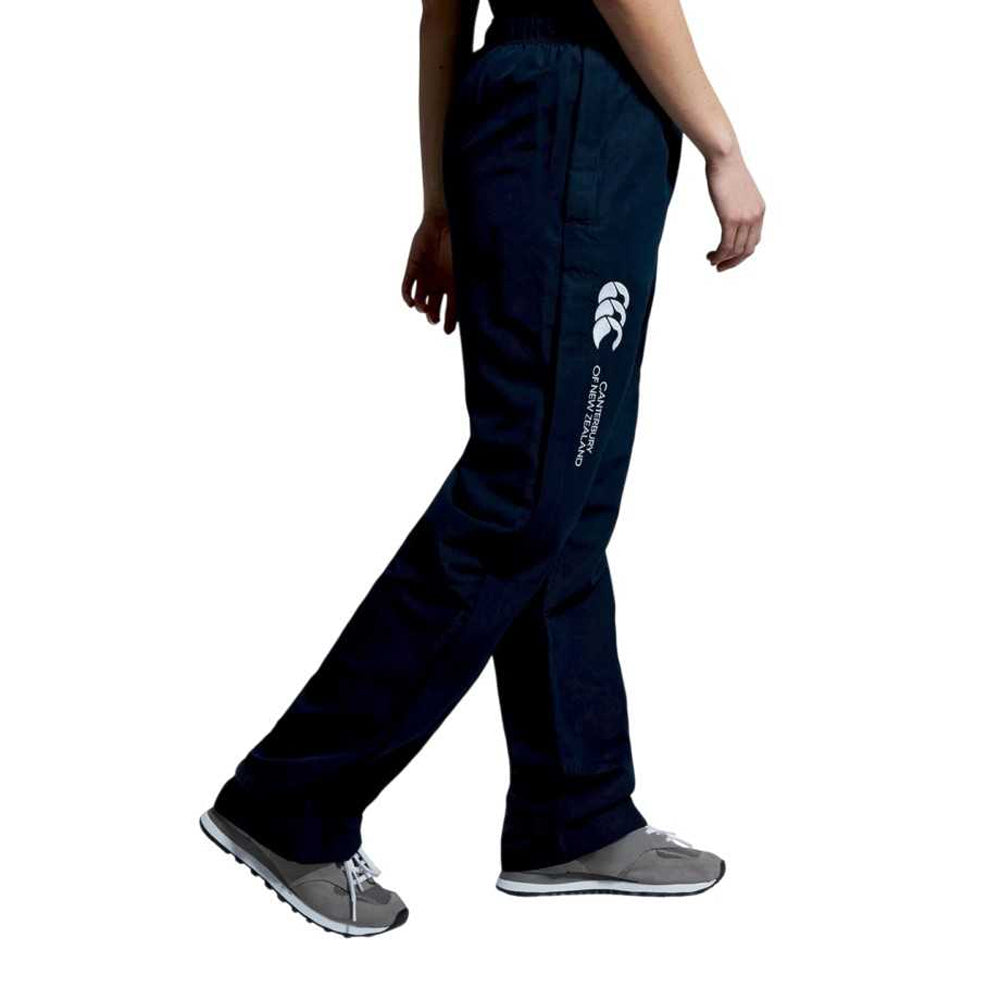 Navy - Lifestyle - Canterbury Womens-Ladies Stadium Open Hem Tracksuit Bottoms