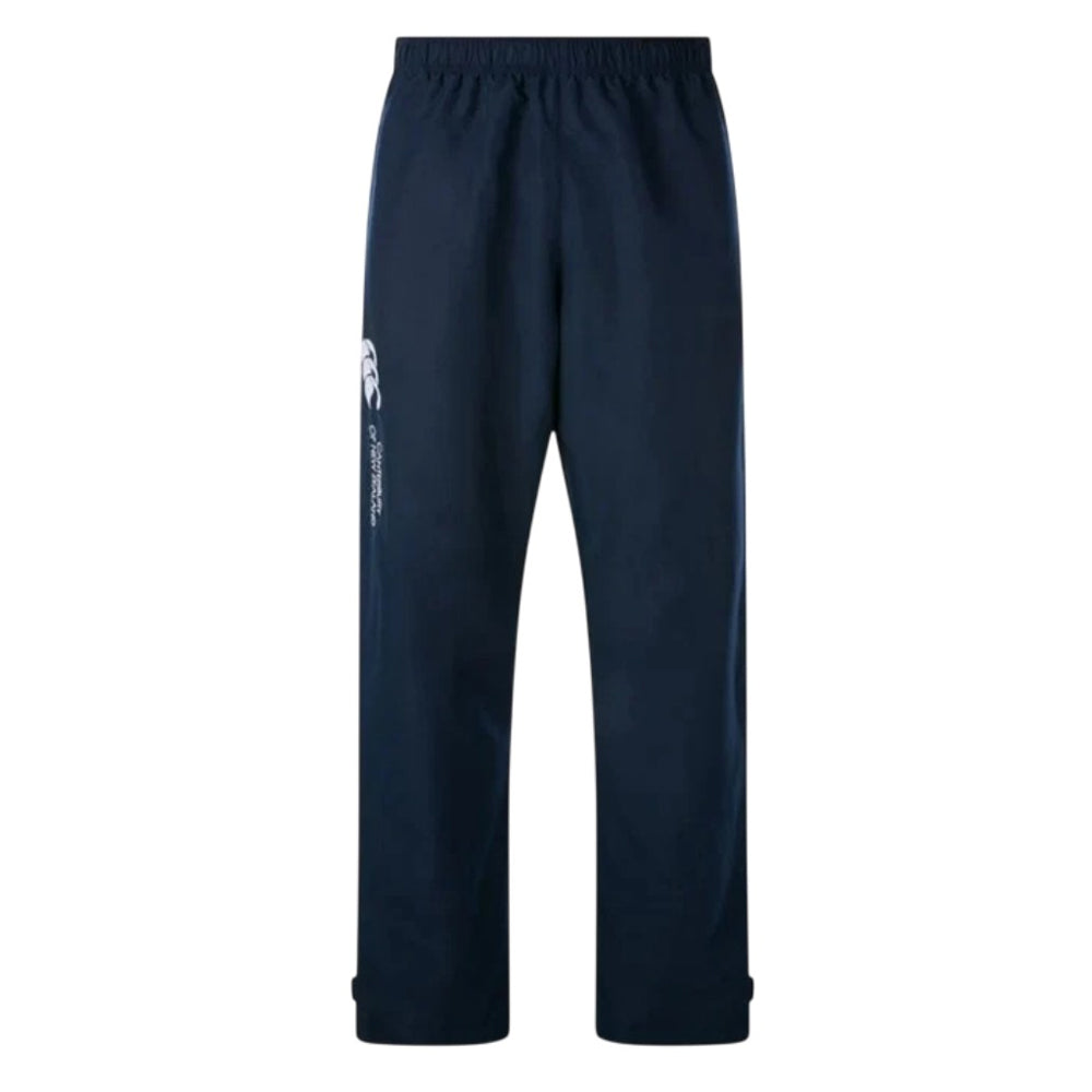 Navy - Front - Canterbury Womens-Ladies Stadium Open Hem Tracksuit Bottoms