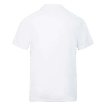 White - Back - Canterbury Childrens-Kids Club Dry Polo Shirt