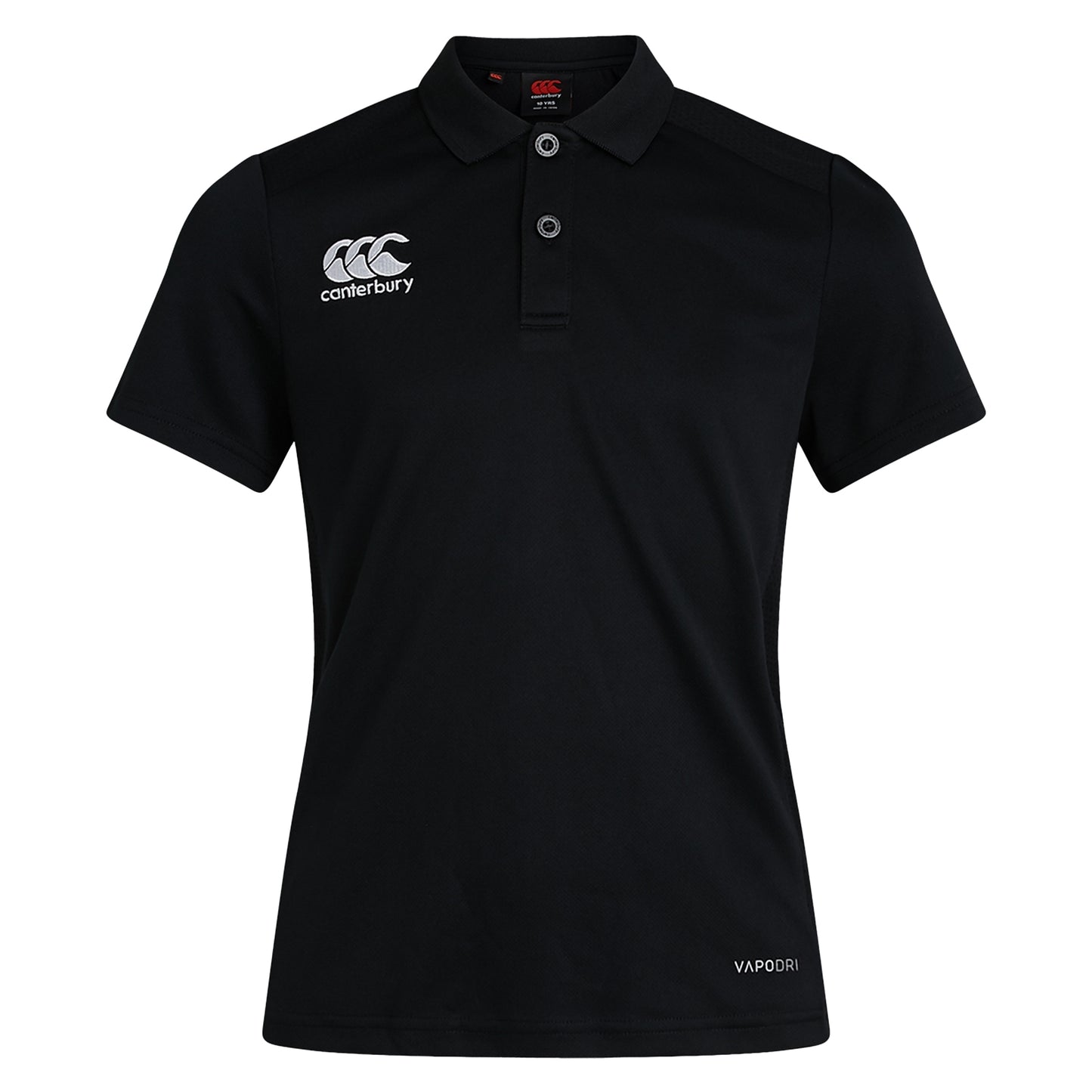 Black - Front - Canterbury Childrens-Kids Club Dry Polo Shirt