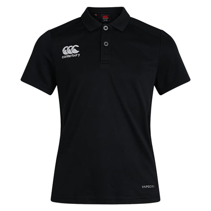 Black - Front - Canterbury Childrens-Kids Club Dry Polo Shirt