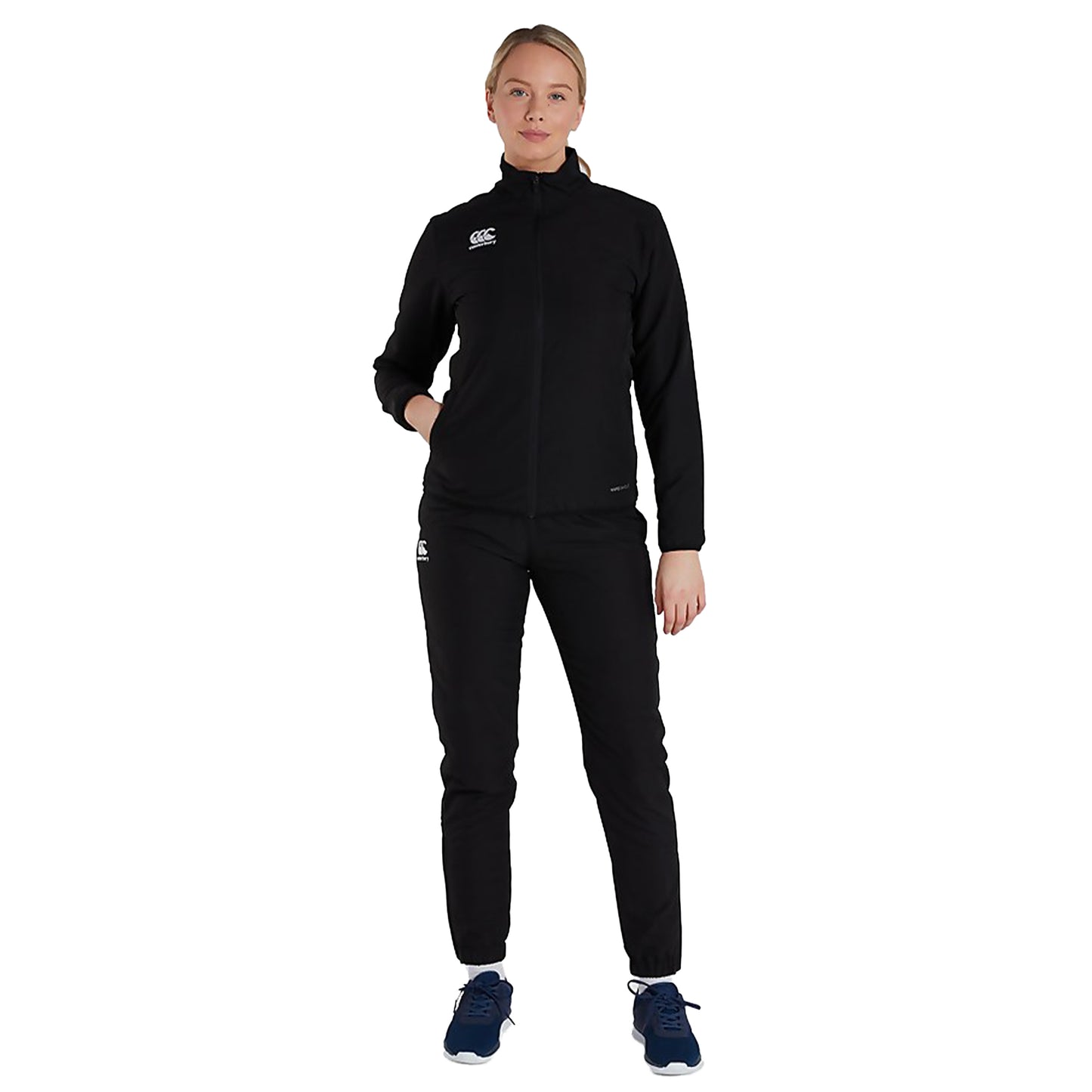 Black - Side - Canterbury Womens-Ladies Club Track Jacket