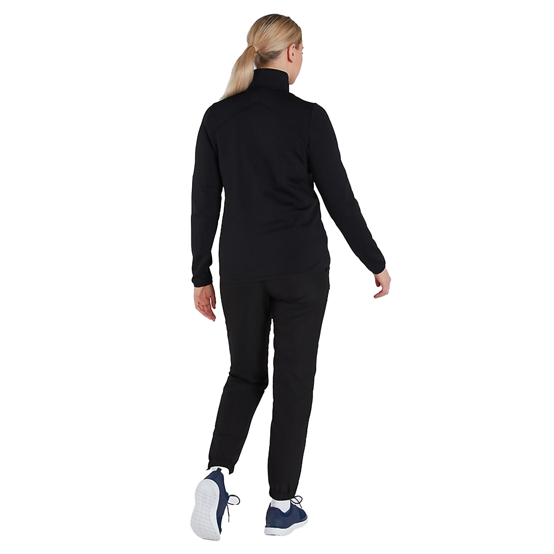 Black - Back - Canterbury Womens-Ladies Club Quarter Zip Training Midlayer