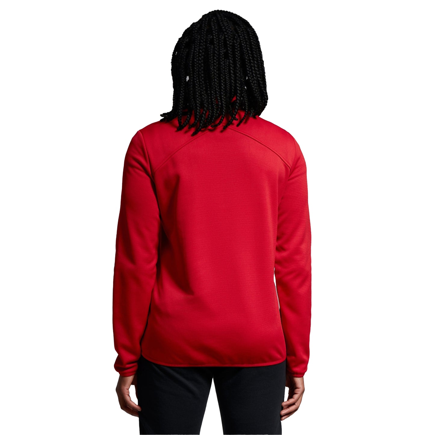 Flag Red - Back - Canterbury Womens-Ladies Club Quarter Zip Training Midlayer