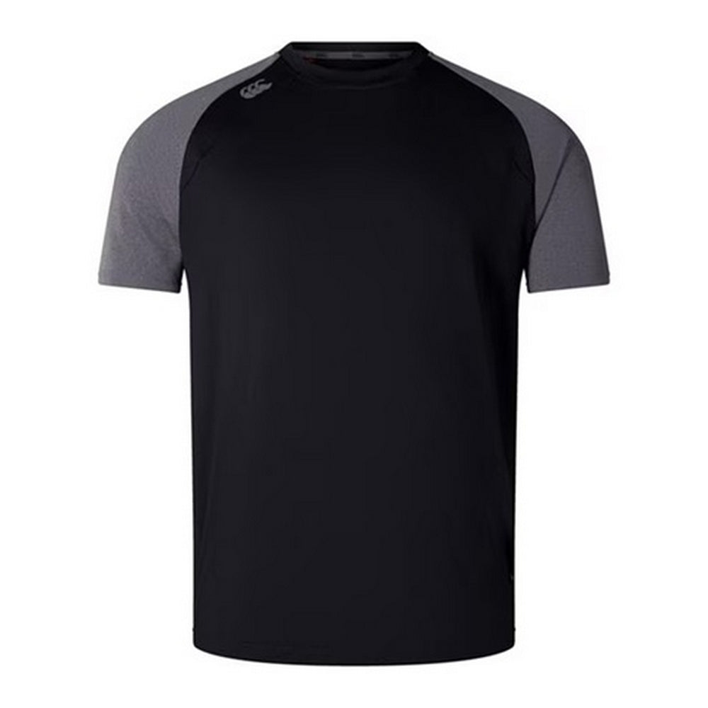 Black-Magnet Marl - Front - Canterbury Mens Elite Training T-Shirt