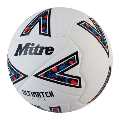 White-Black-Red - Back - Mitre Ultimatch One 24 Football