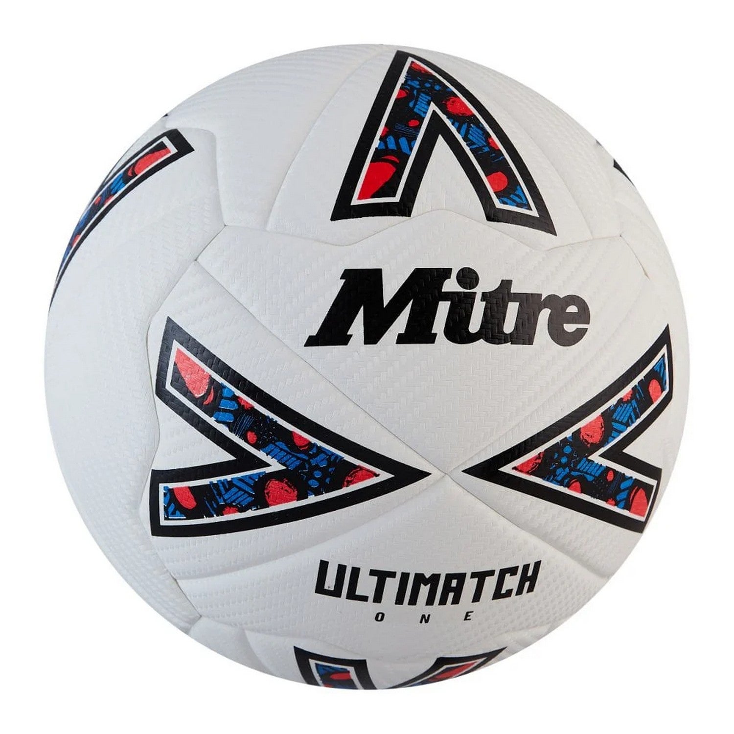 White-Black-Red - Side - Mitre Ultimatch One 24 Football