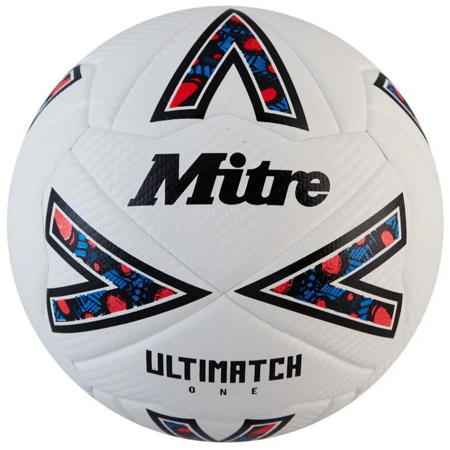 White-Black-Red - Front - Mitre Ultimatch One 24 Football