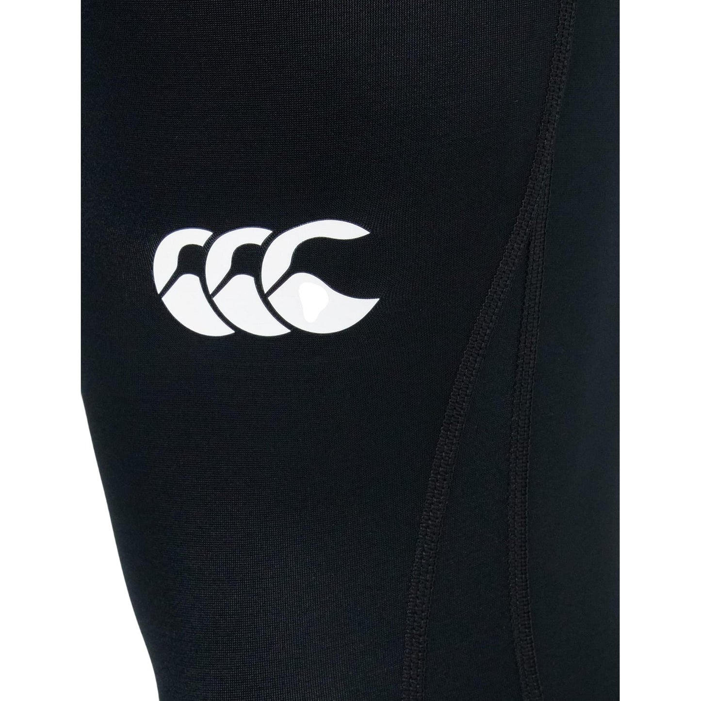 Black - Side - Canterbury Mens Mercury Compression Base Layer Leggings