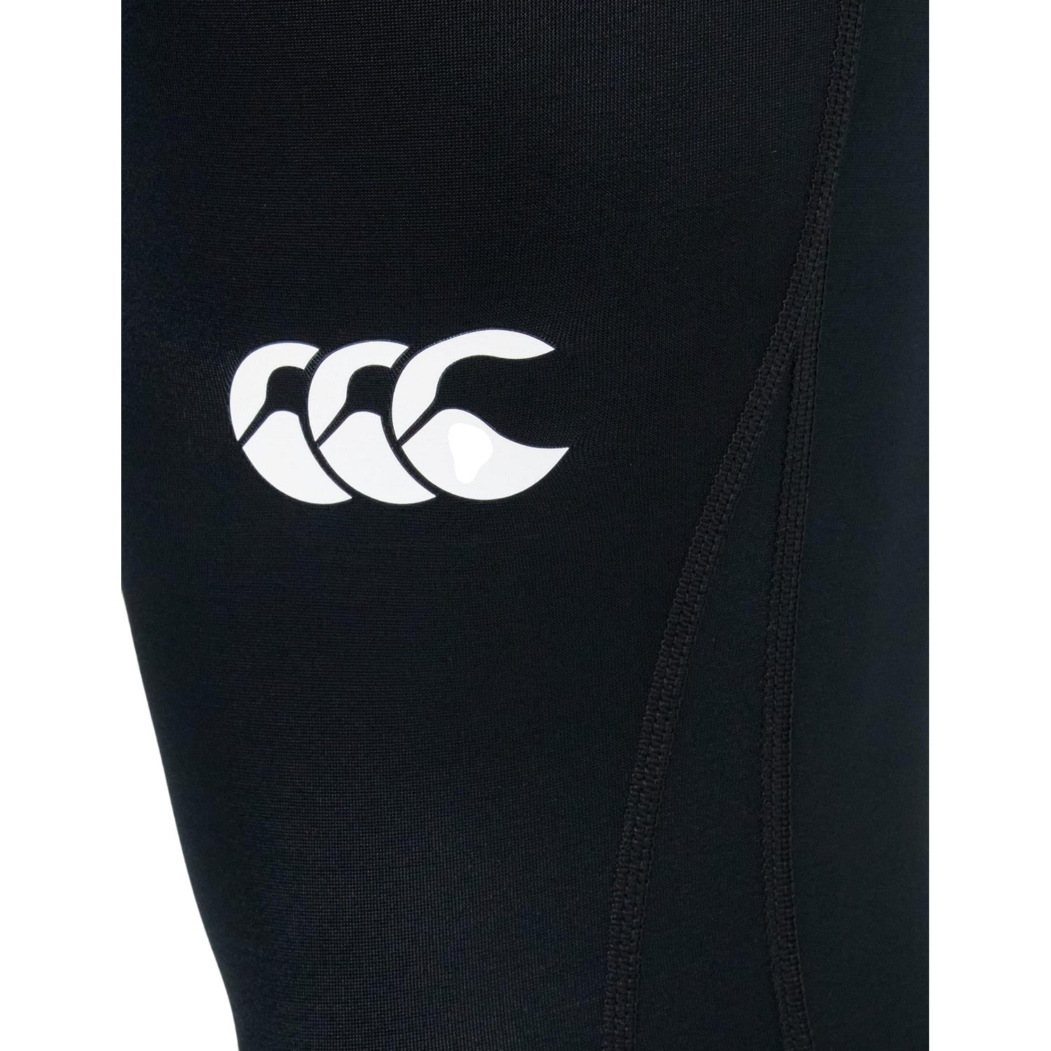 Black - Side - Canterbury Mens Mercury Compression Base Layer Leggings