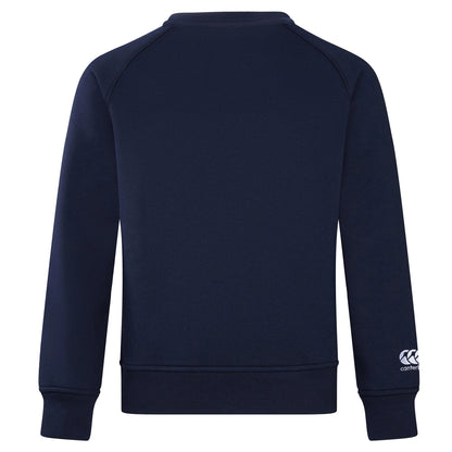 Navy - Back - Canterbury Womens-Ladies Club Crew Neck Sweatshirt