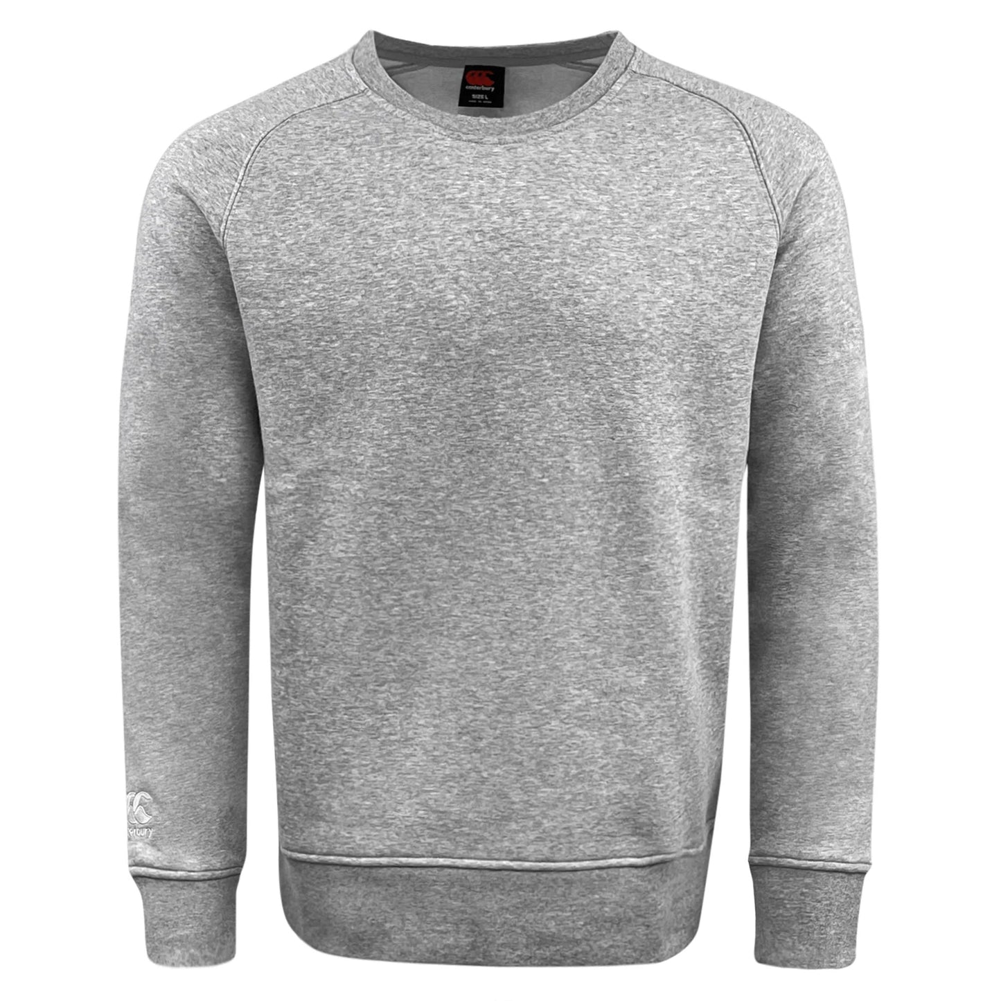 Grey Marl - Front - Canterbury Womens-Ladies Club Crew Neck Sweatshirt