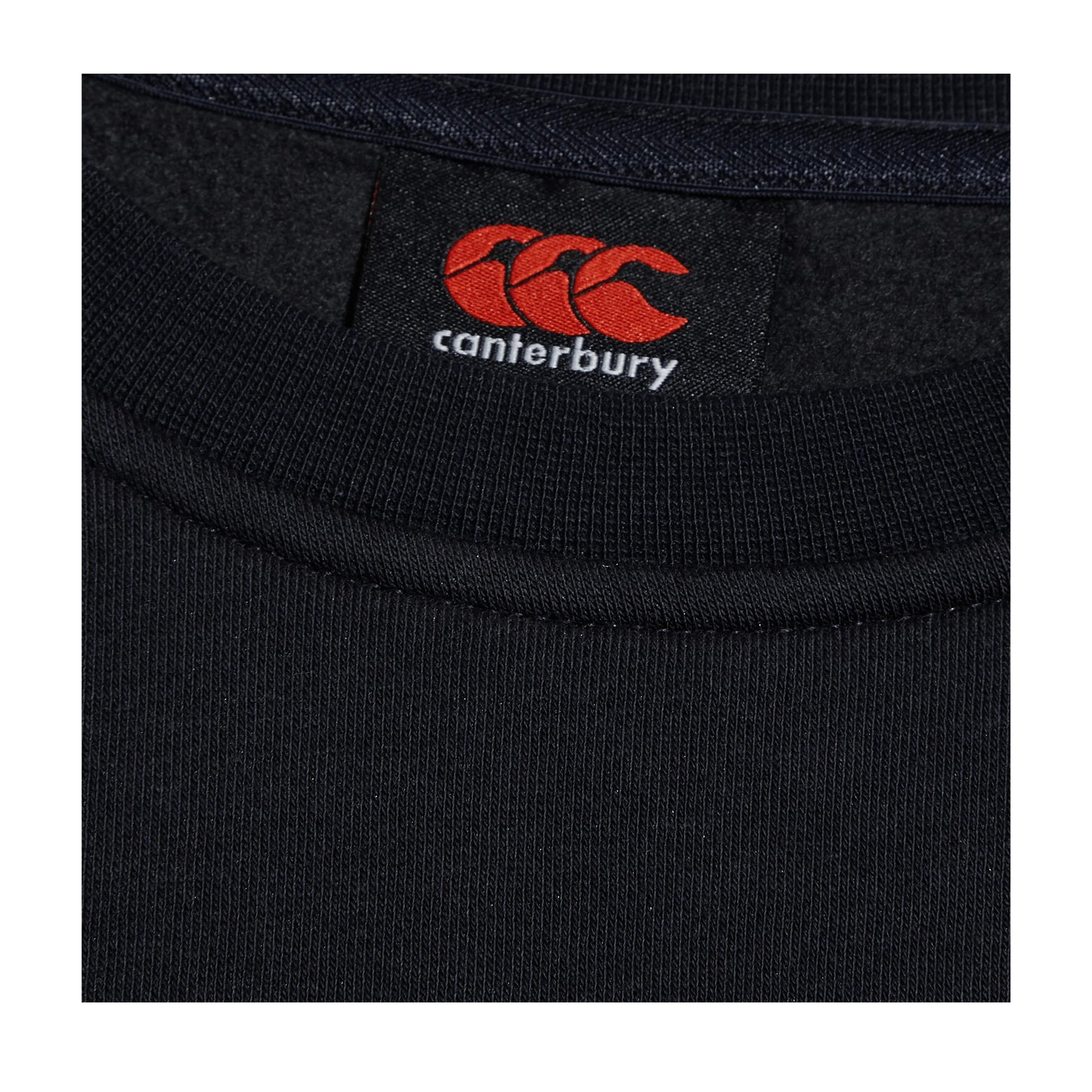 Black - Side - Canterbury Womens-Ladies Club Crew Neck Sweatshirt