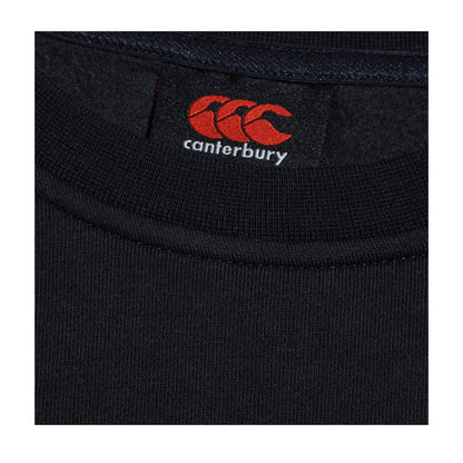 Black - Side - Canterbury Womens-Ladies Club Crew Neck Sweatshirt