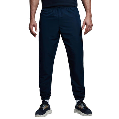 Navy - Front - Canterbury Mens Club Plain Tapered Leg Tracksuit Bottoms