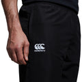 Black - Lifestyle - Canterbury Mens Club Plain Tapered Leg Tracksuit Bottoms