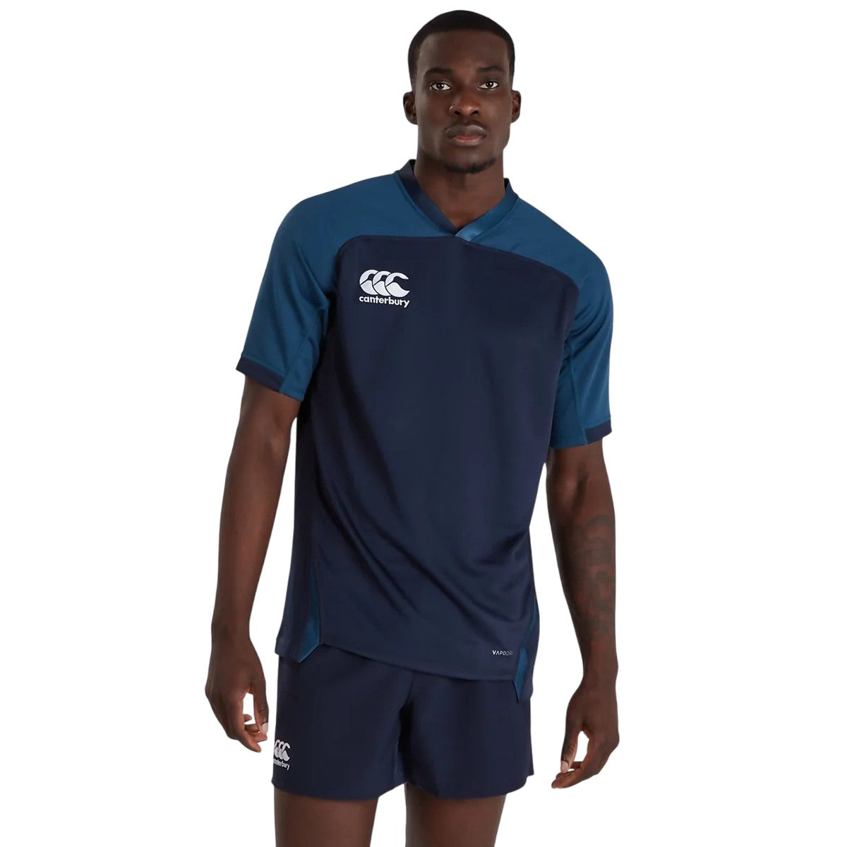 Navy - Side - Canterbury Mens Evader Vapodri Jersey