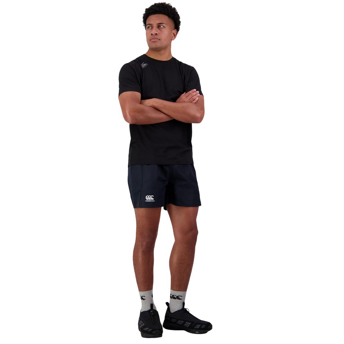 Jet Black - Pack Shot - Canterbury Mens Flexible Shorts