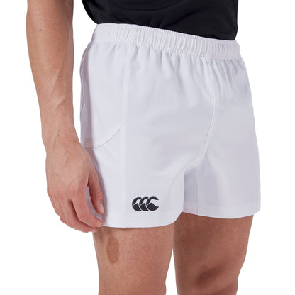 White - Side - Canterbury Mens Advantage 2.0 Shorts