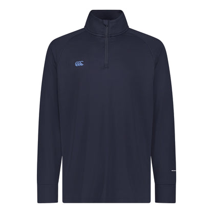India Ink - Front - Canterbury Mens Tempo+ Quarter Zip Training Top