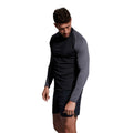 Black-Magnet Marl - Pack Shot - Canterbury Mens Elite Base Layer Top