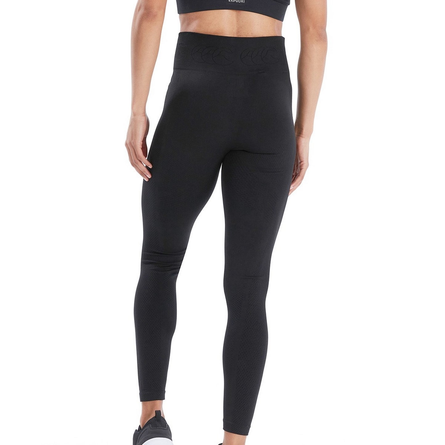 Black - Back - Canterbury Womens-Ladies Seamless Leggings