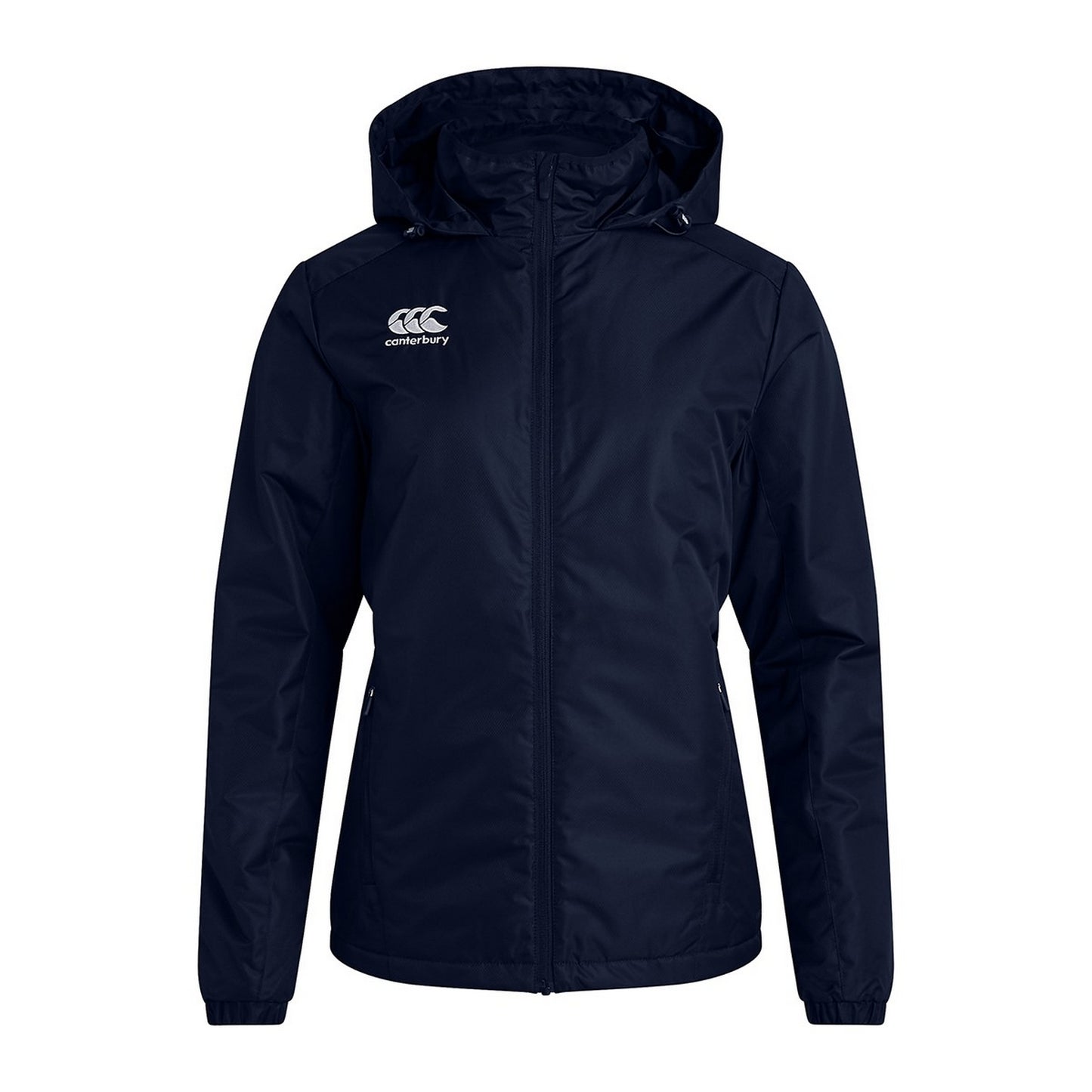 Navy - Front - Canterbury Womens-Ladies Club Vaposhield Stadium Jacket