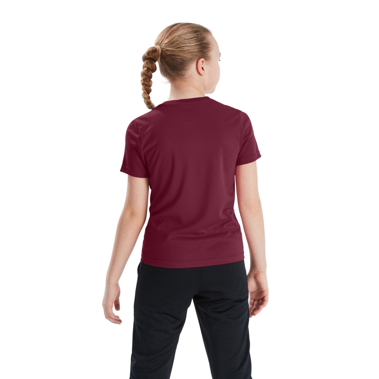 Maroon - Lifestyle - Canterbury Childrens-Kids Club Dry T-Shirt