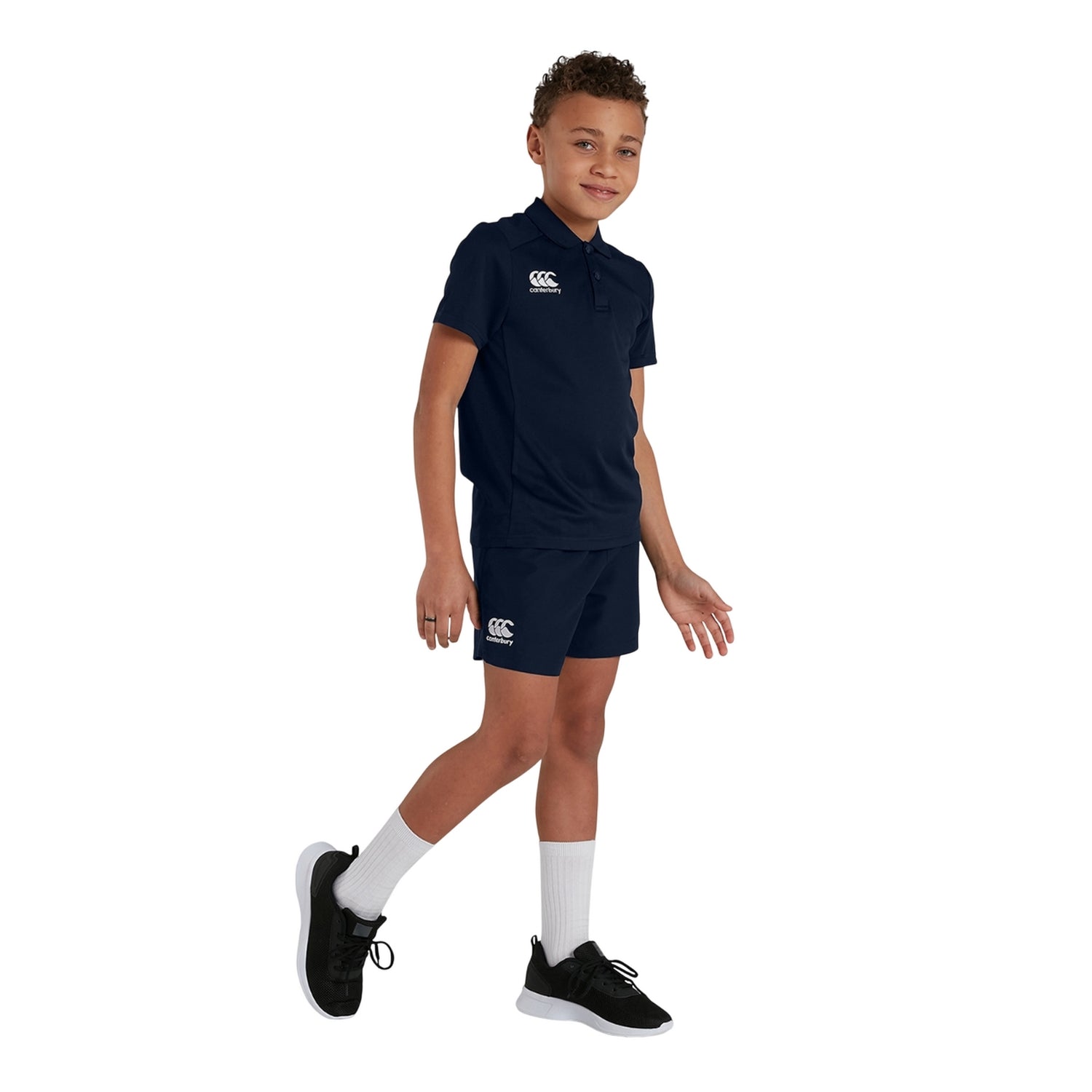 Navy - Lifestyle - Canterbury Childrens-Kids Club Dry T-Shirt