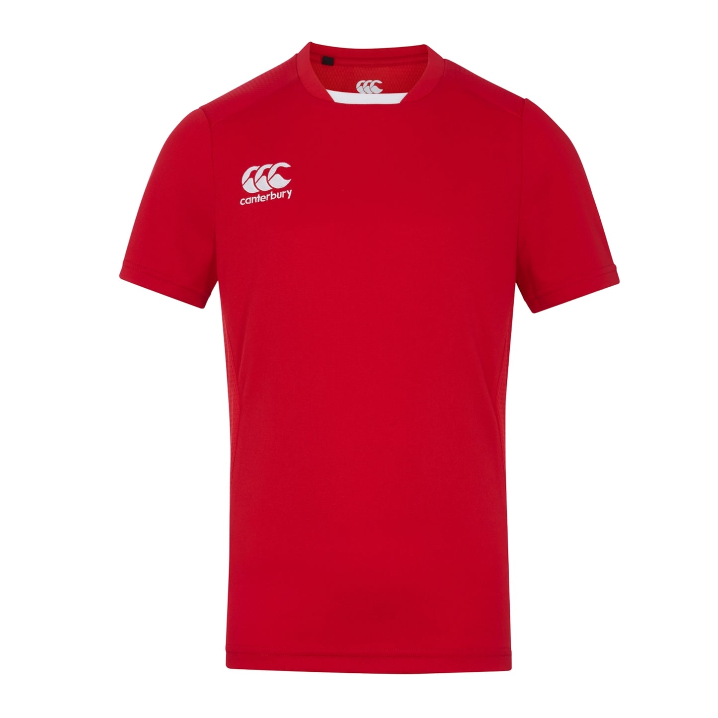 Flag Red - Front - Canterbury Childrens-Kids Club Dry T-Shirt