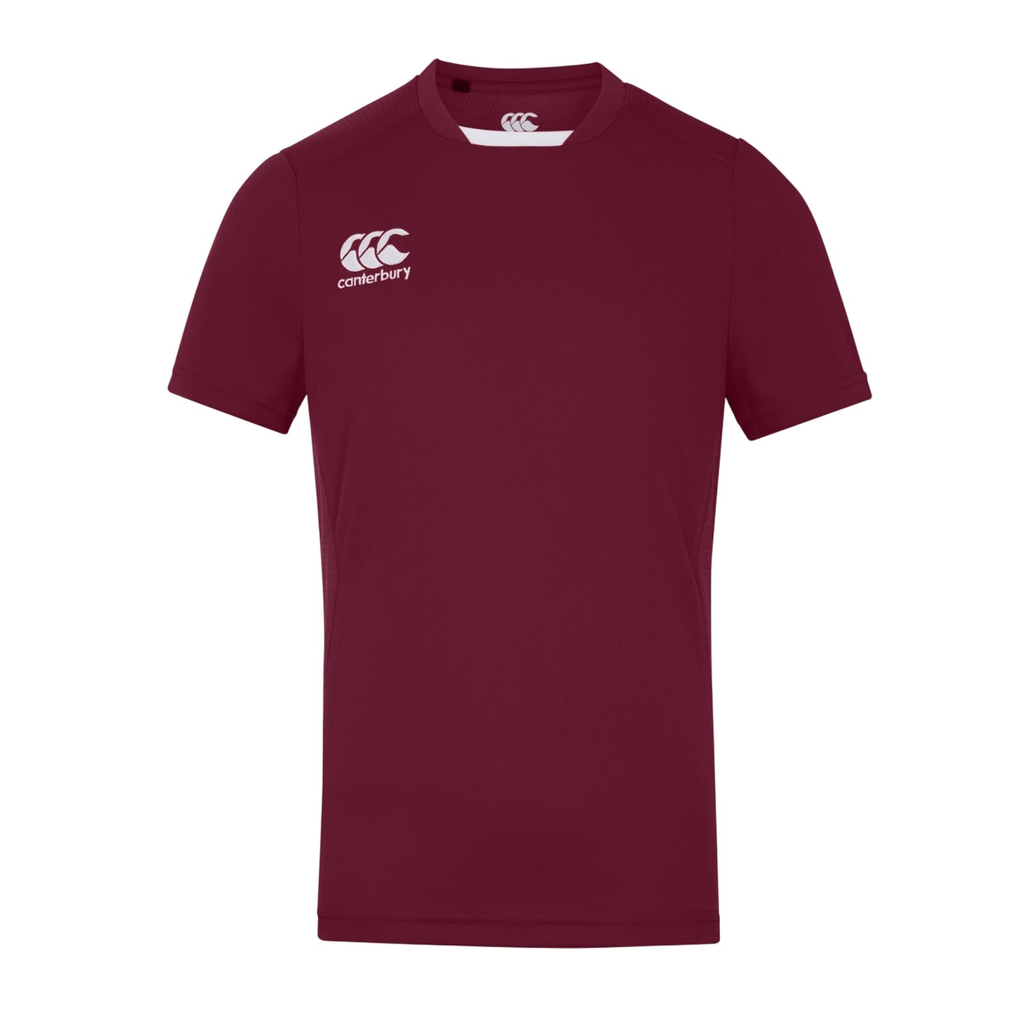 Maroon - Front - Canterbury Childrens-Kids Club Dry T-Shirt