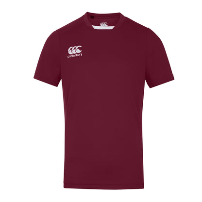 Maroon - Front - Canterbury Childrens-Kids Club Dry T-Shirt