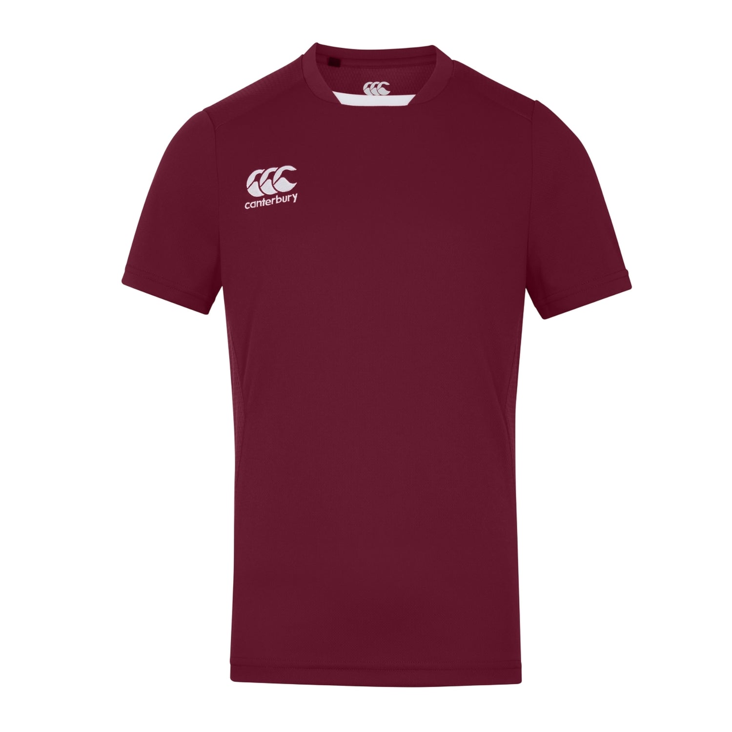 Maroon - Front - Canterbury Childrens-Kids Club Dry T-Shirt