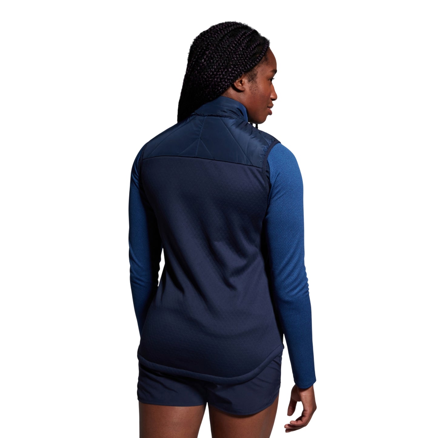 Navy - Lifestyle - Canterbury Womens-Ladies Elite Micro-Lite Gilet