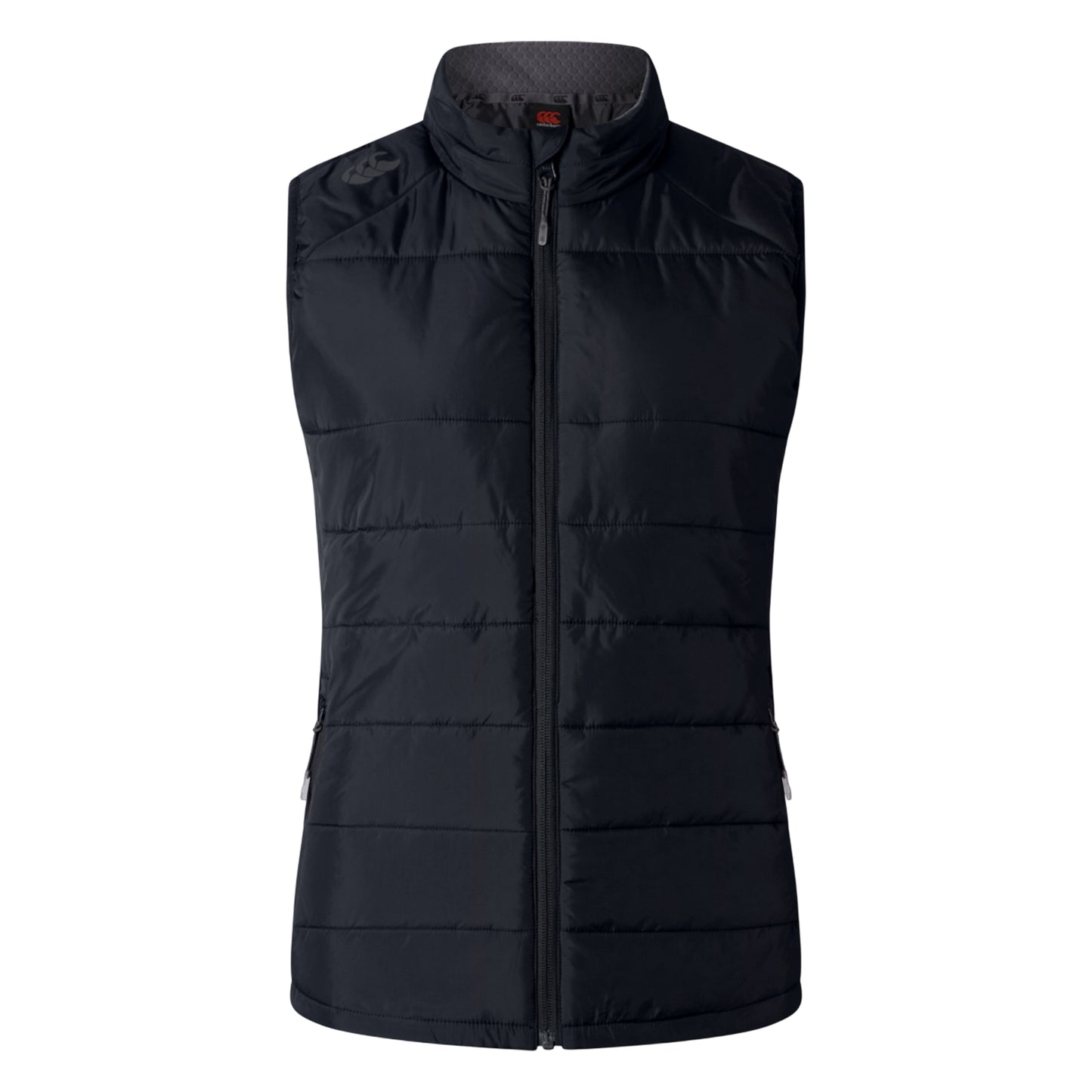 Black - Front - Canterbury Womens-Ladies Elite Micro-Lite Gilet