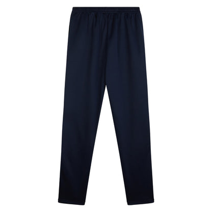 Navy - Back - Canterbury Mens Knitted Stretching Tapered Leg Jogging Bottoms