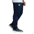 Navy - Lifestyle - Canterbury Mens Knitted Stretching Tapered Leg Jogging Bottoms