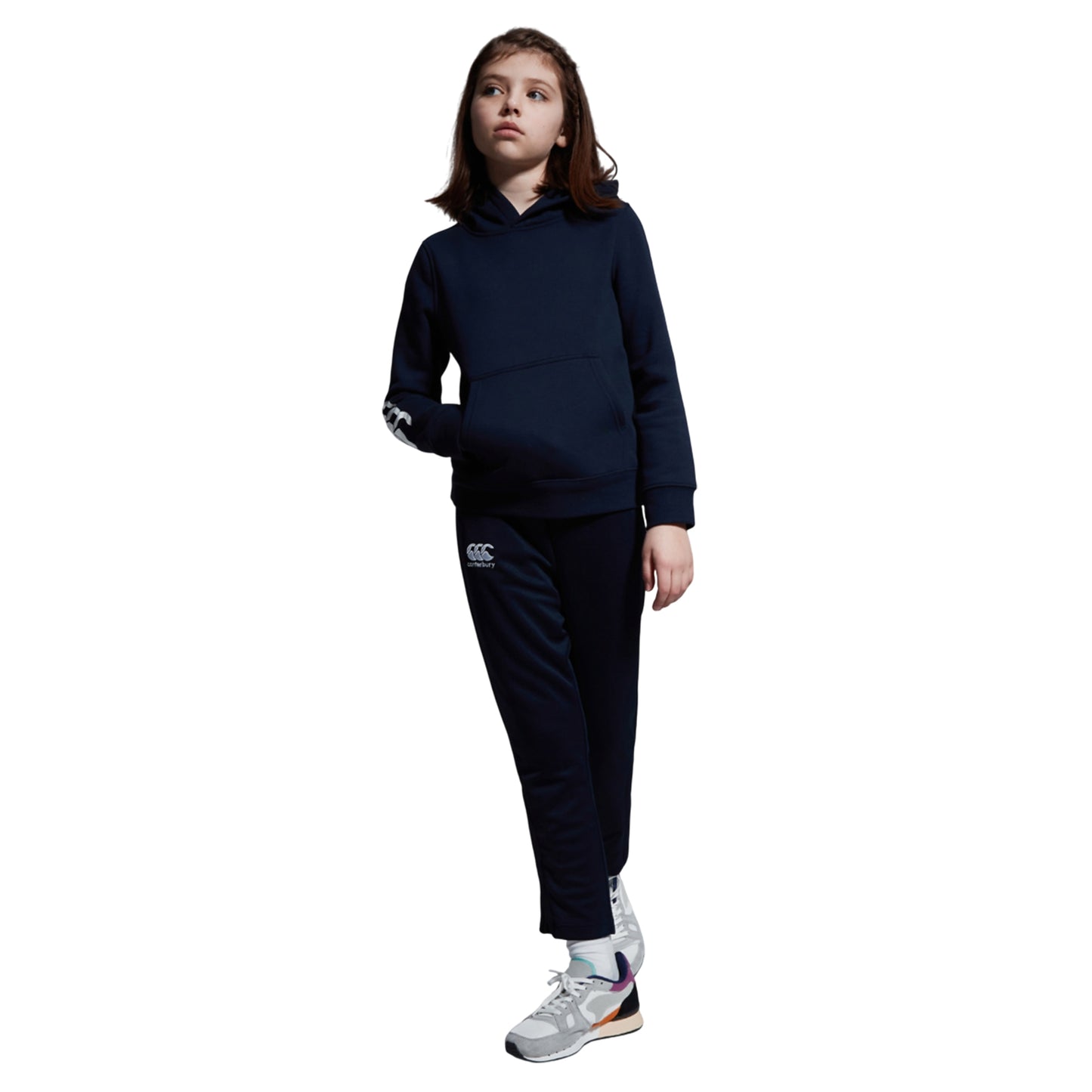 Navy - Side - Canterbury Childrens-Kids Club Hoodie