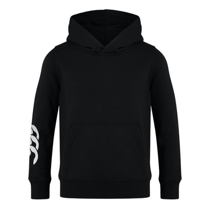 Black - Front - Canterbury Childrens-Kids Club Hoodie