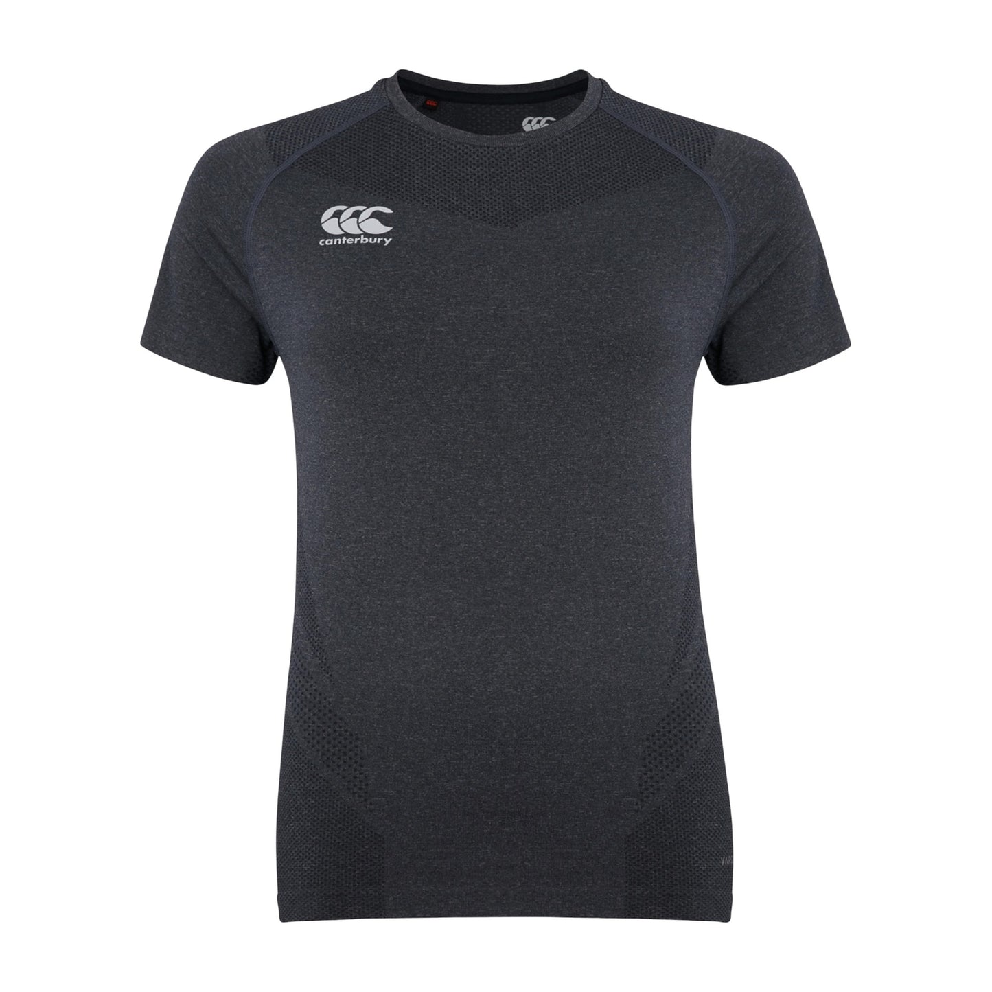Blackened Marl - Front - Canterbury Womens-Ladies Seamless T-Shirt