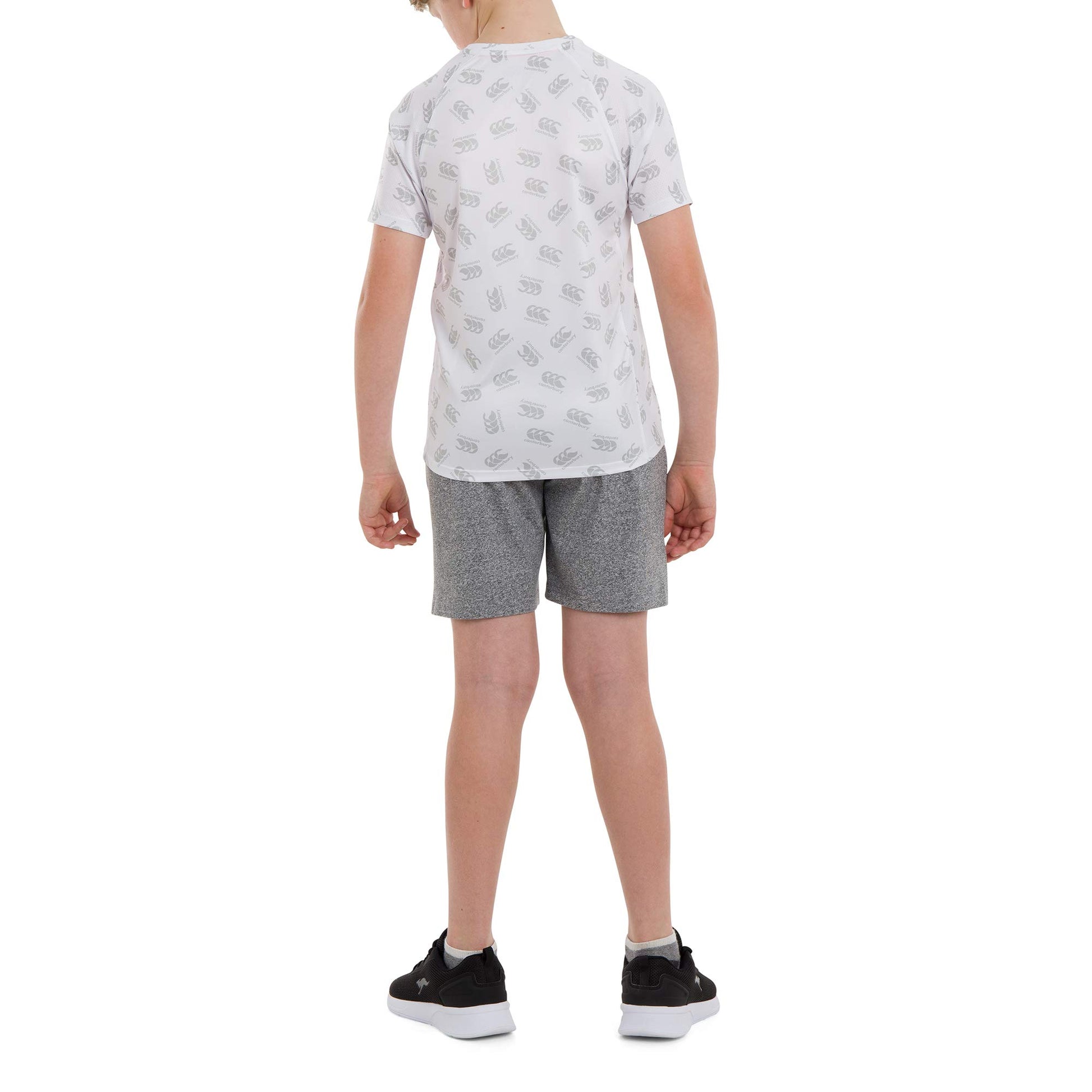 Static Marl - Back - Canterbury Boys Cotton Shorts