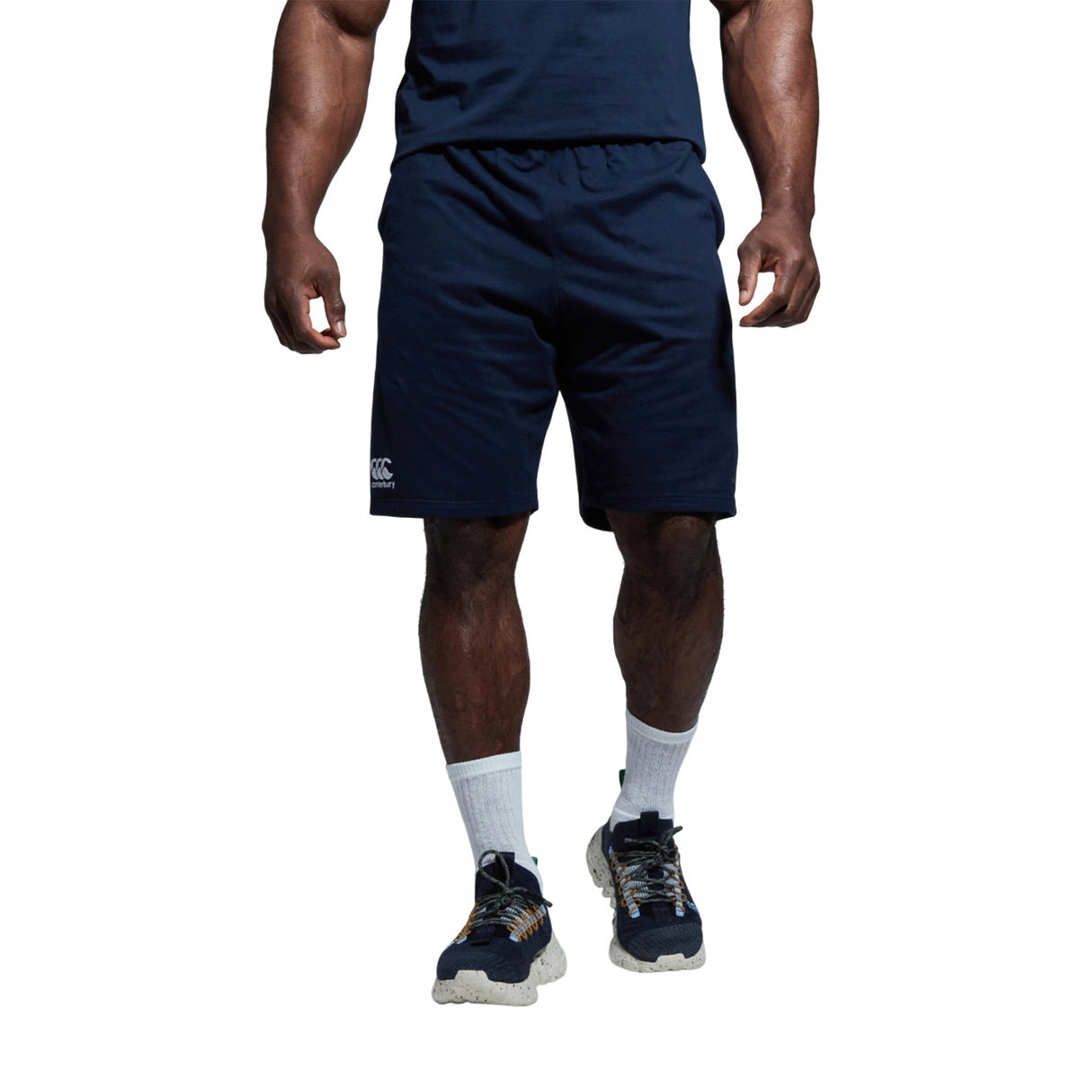 Navy - Back - Canterbury Mens Cotton Shorts