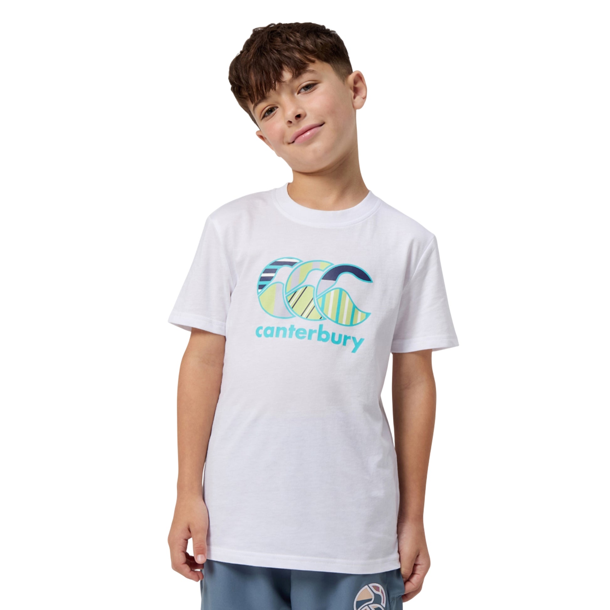 White - Side - Canterbury Childrens-Kids Uglies T-Shirt