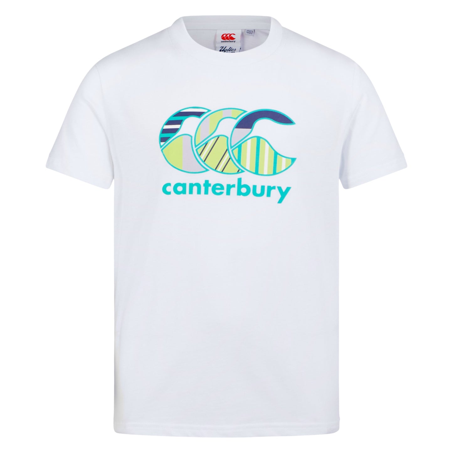 White - Front - Canterbury Childrens-Kids Uglies T-Shirt
