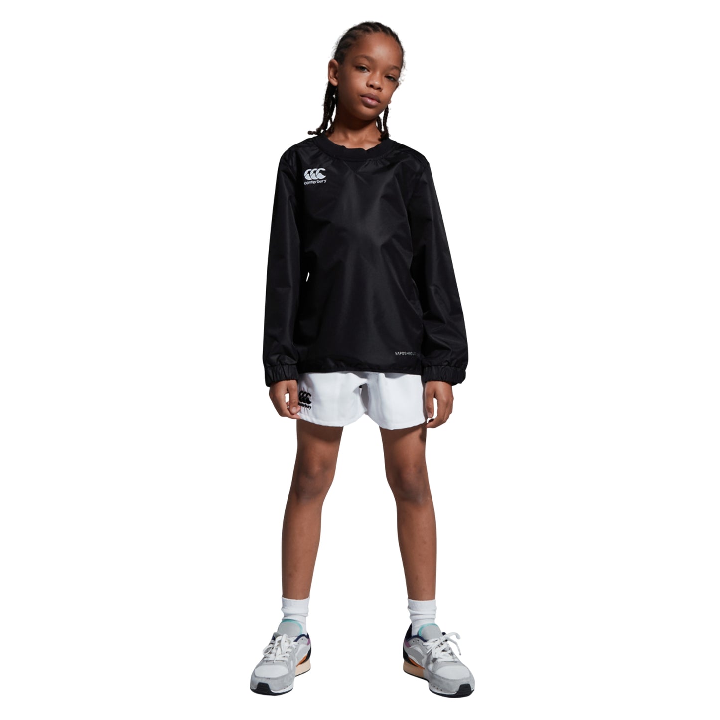Black - Lifestyle - Canterbury Childrens-Kids Club Vaposhield Contact Top