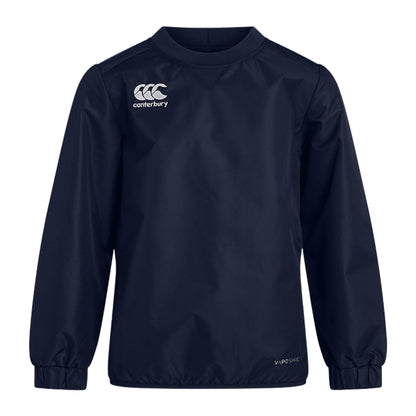 Navy - Front - Canterbury Childrens-Kids Club Vaposhield Contact Top